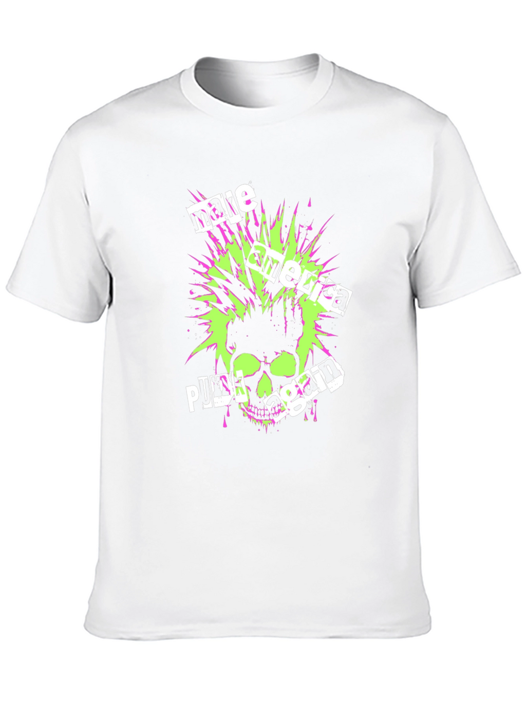 Punk Skull Graphic T-Shirt - Make America Punk Again
