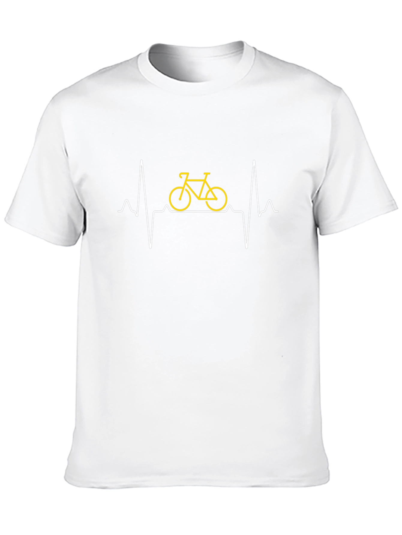 Bike Heartbeat T-Shirt - Cycling Passion!