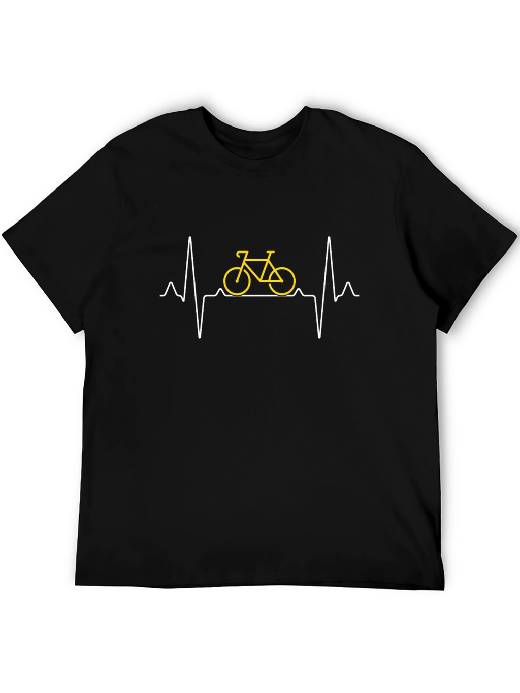 Bike Heartbeat T-Shirt - Cycling Passion!