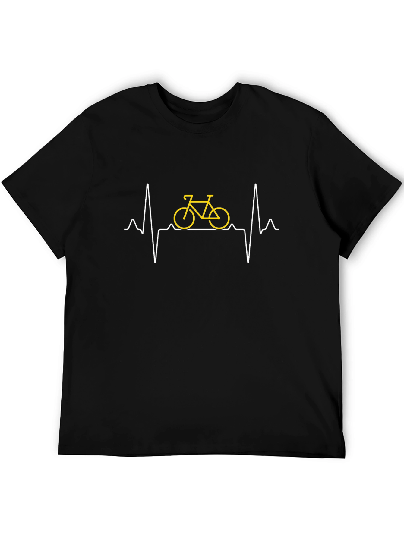 Bike Heartbeat T-Shirt - Cycling Passion!