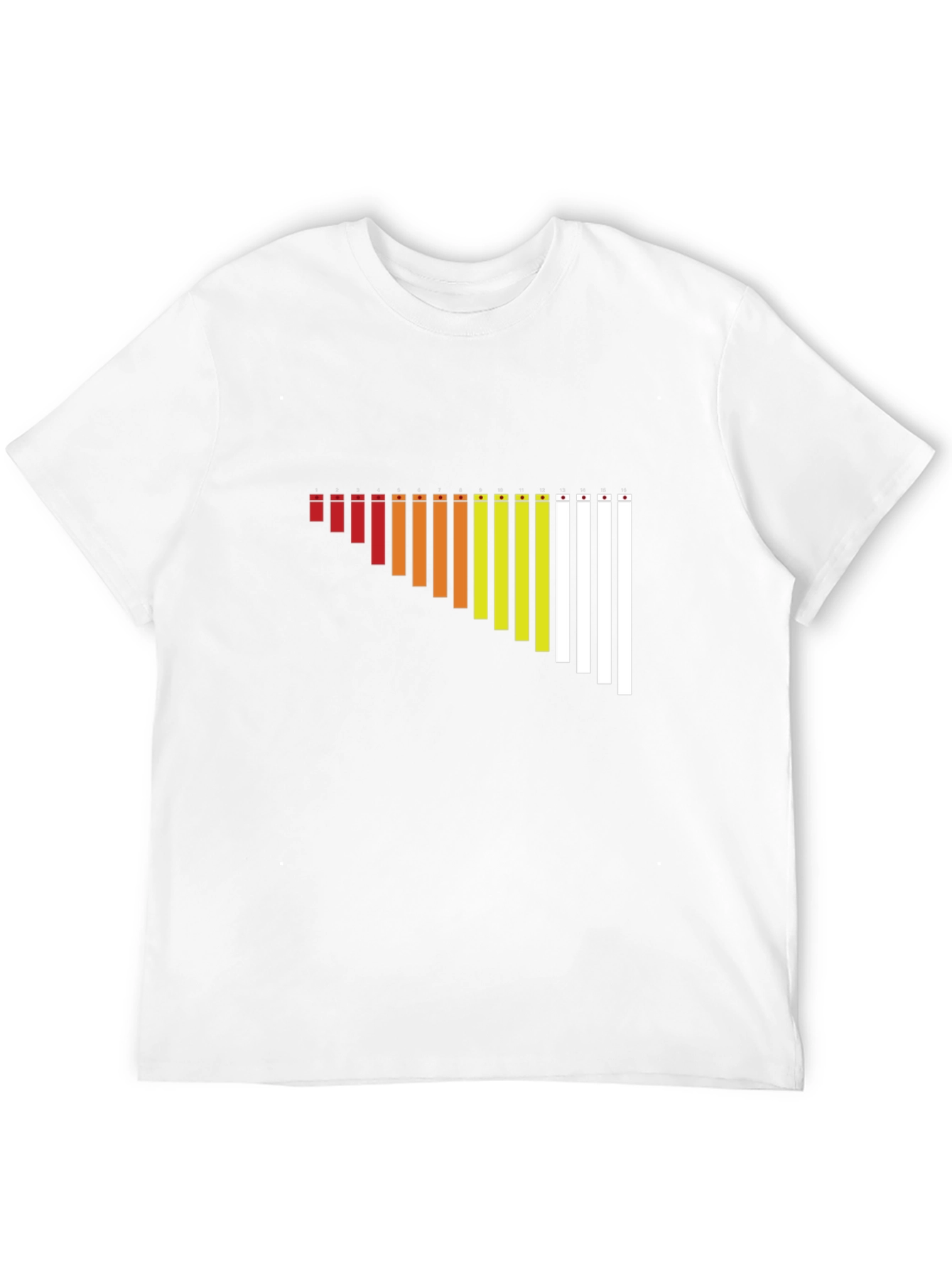 Gradient Xylophone Black T-Shirt