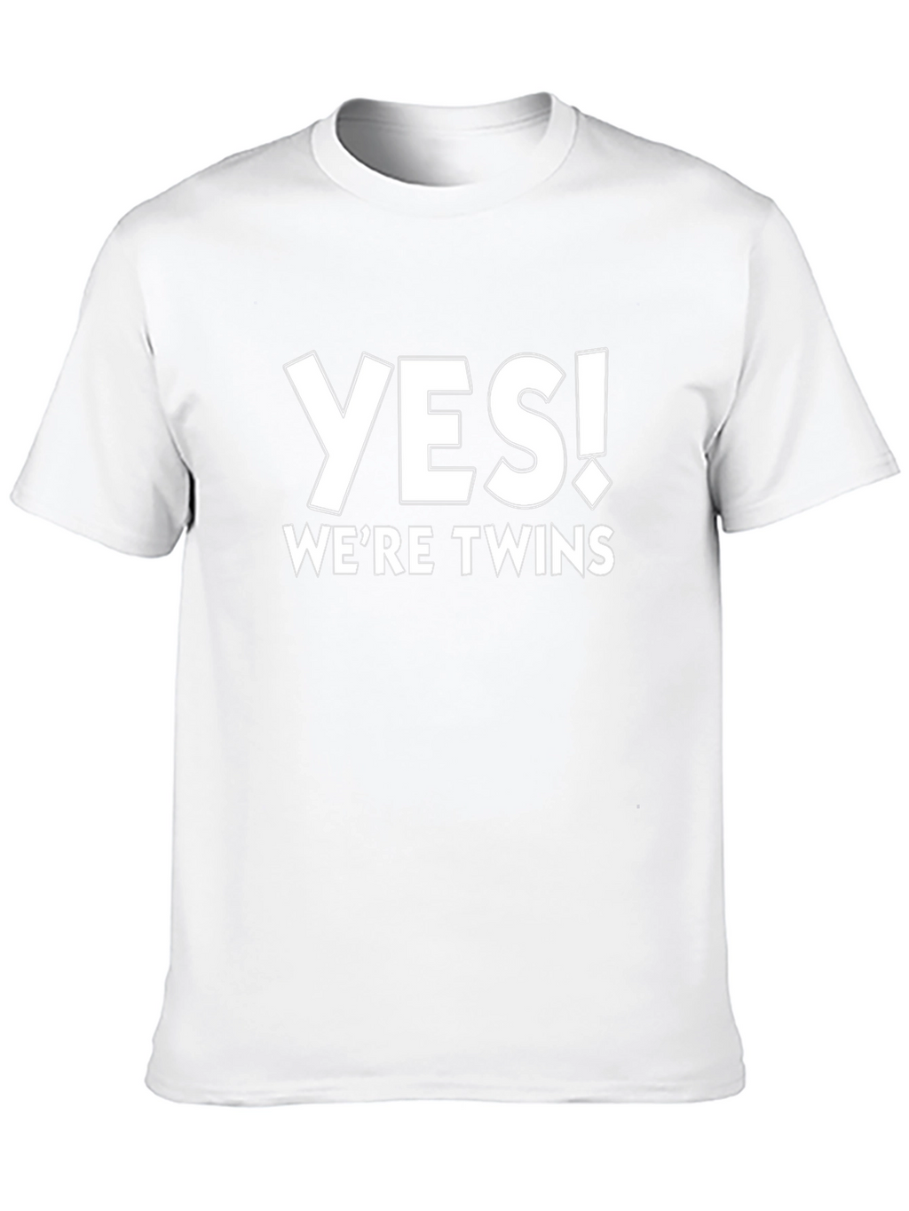 Yes! Were Twins Black T-Shirt
