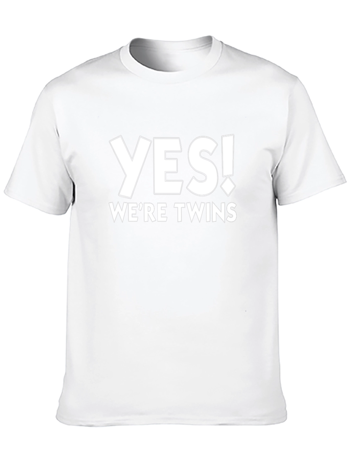 Yes! Were Twins Black T-Shirt
