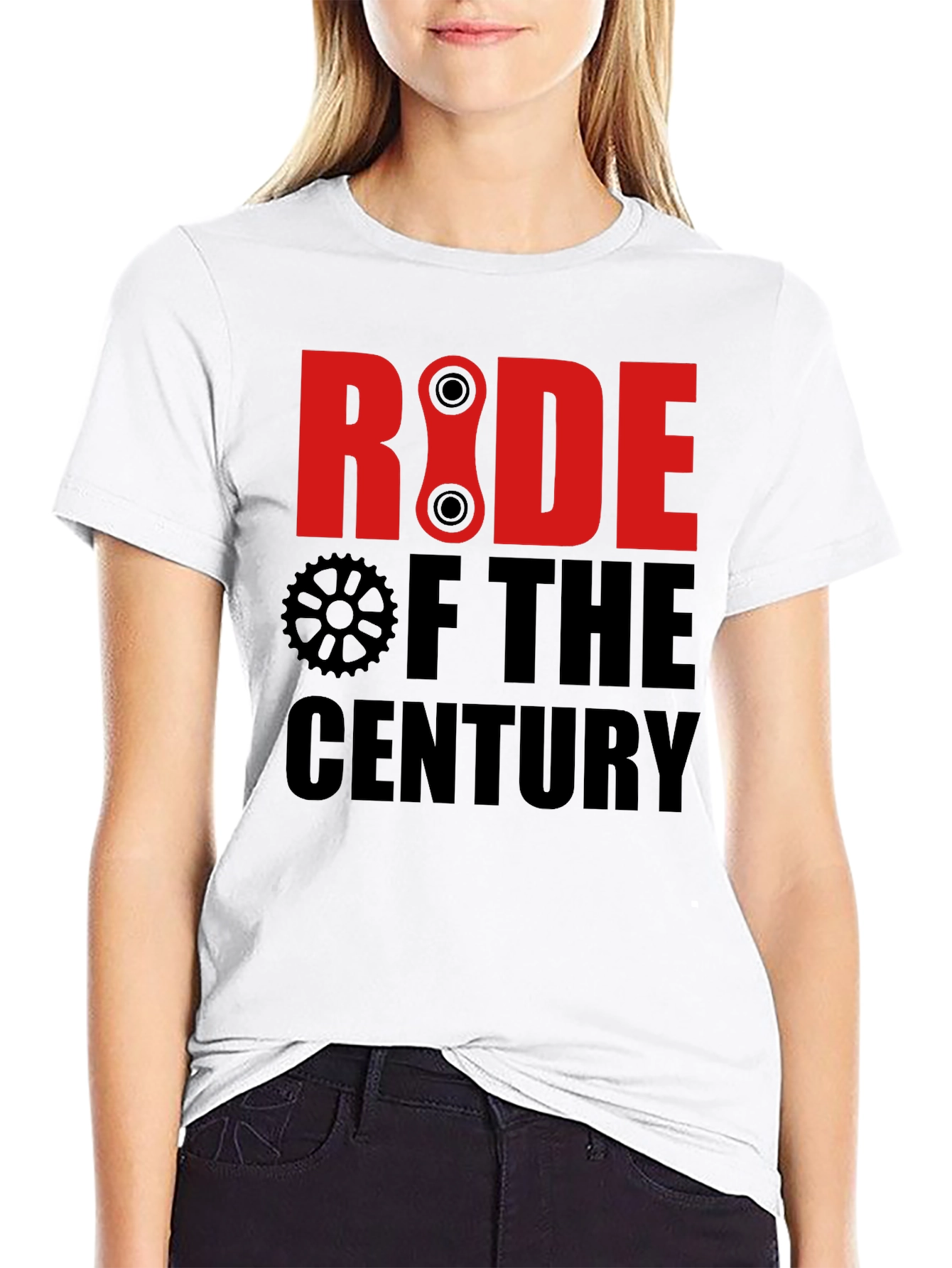 Ride of the Century Black Graphic T-Shirt