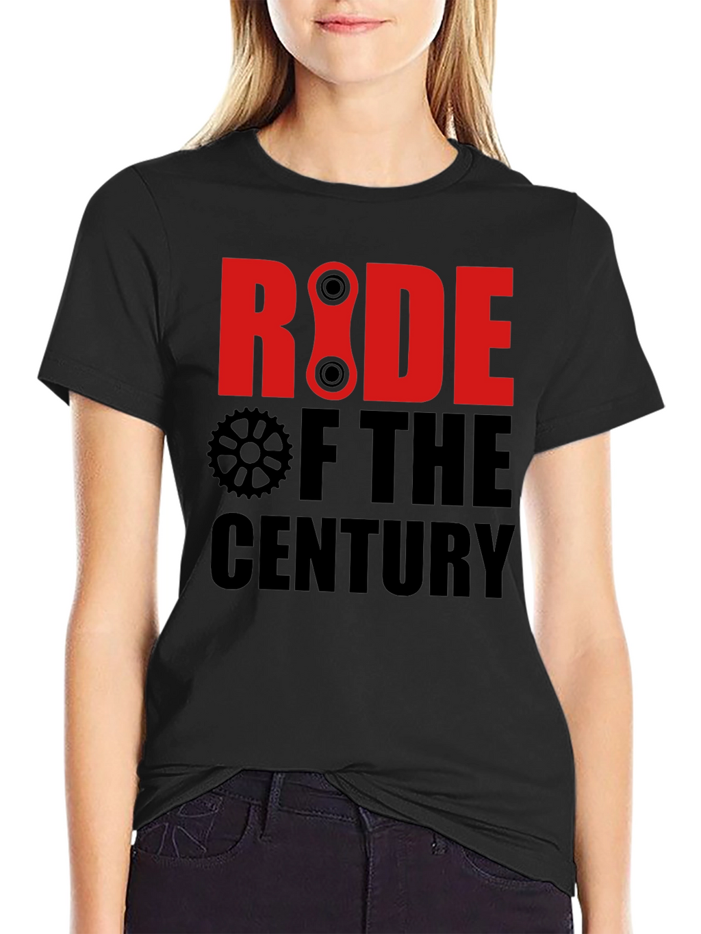Ride of the Century Black Graphic T-Shirt