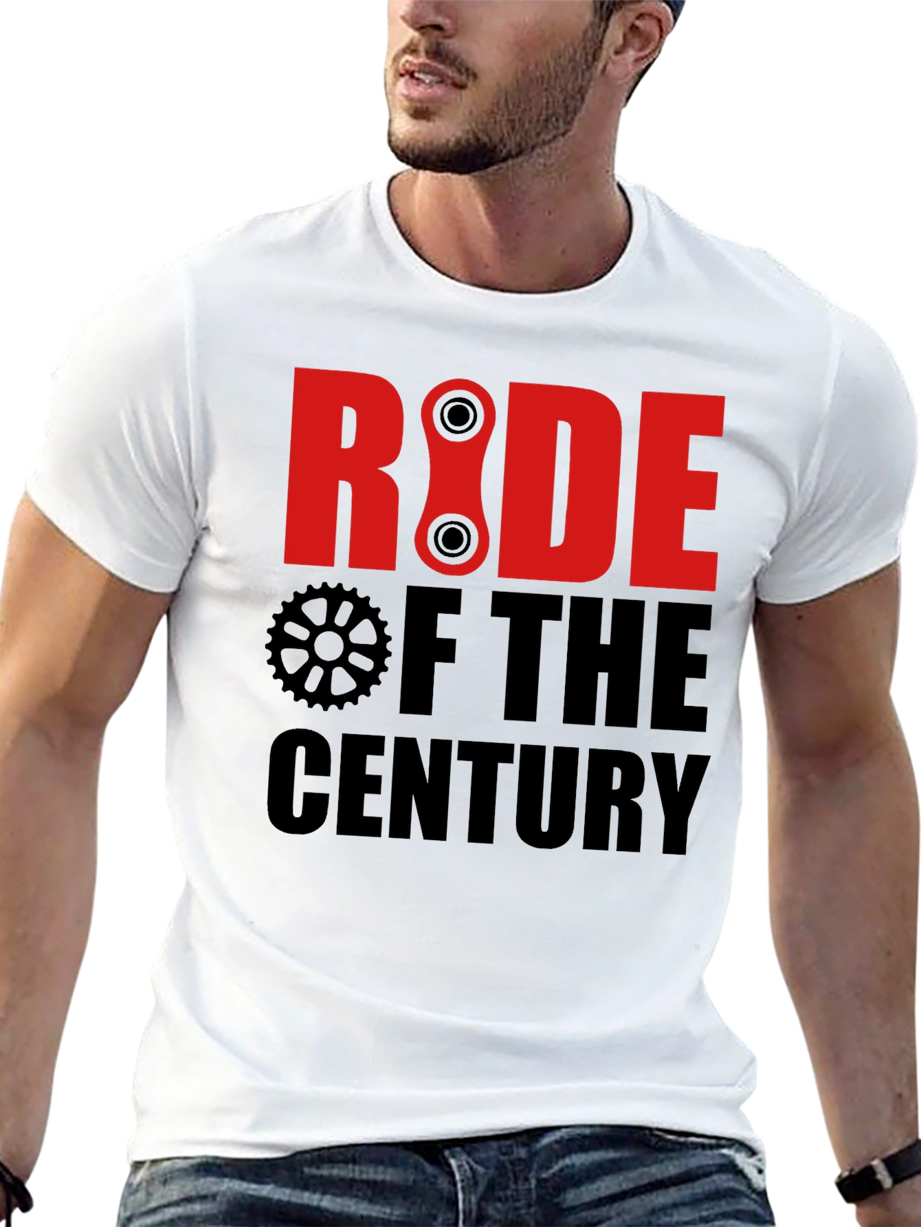 Ride of the Century Black Graphic T-Shirt