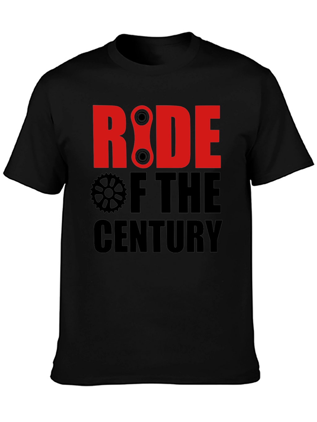 Ride of the Century Black Graphic T-Shirt