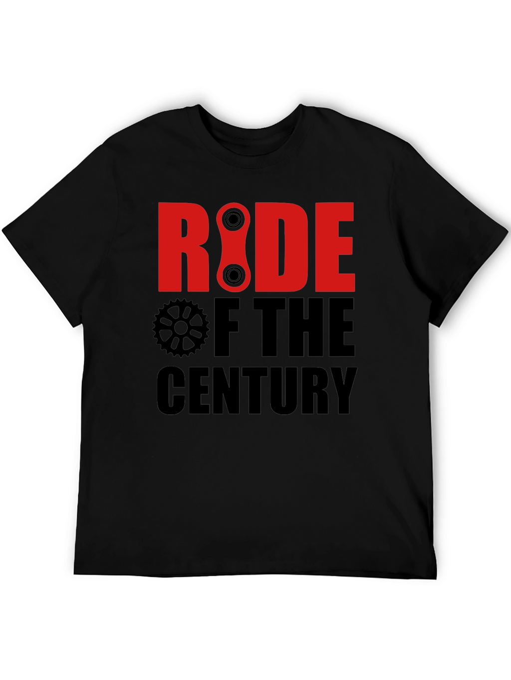 Ride of the Century Black Graphic T-Shirt