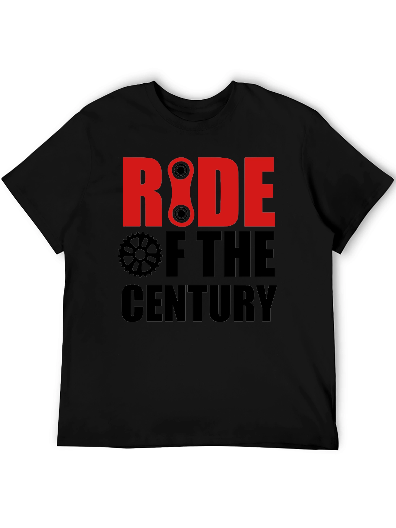 Ride of the Century Black Graphic T-Shirt