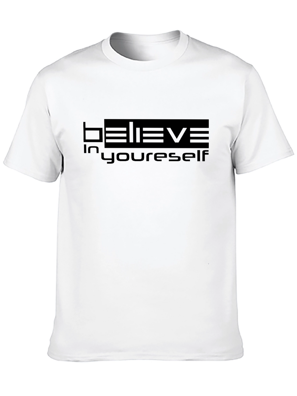 Believe in Yourself Black Graphic Tee