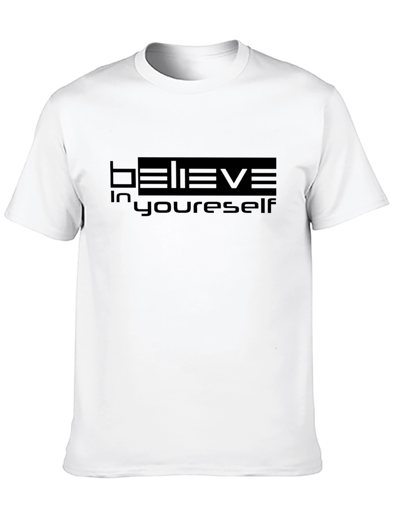 Believe in Yourself Black Graphic Tee