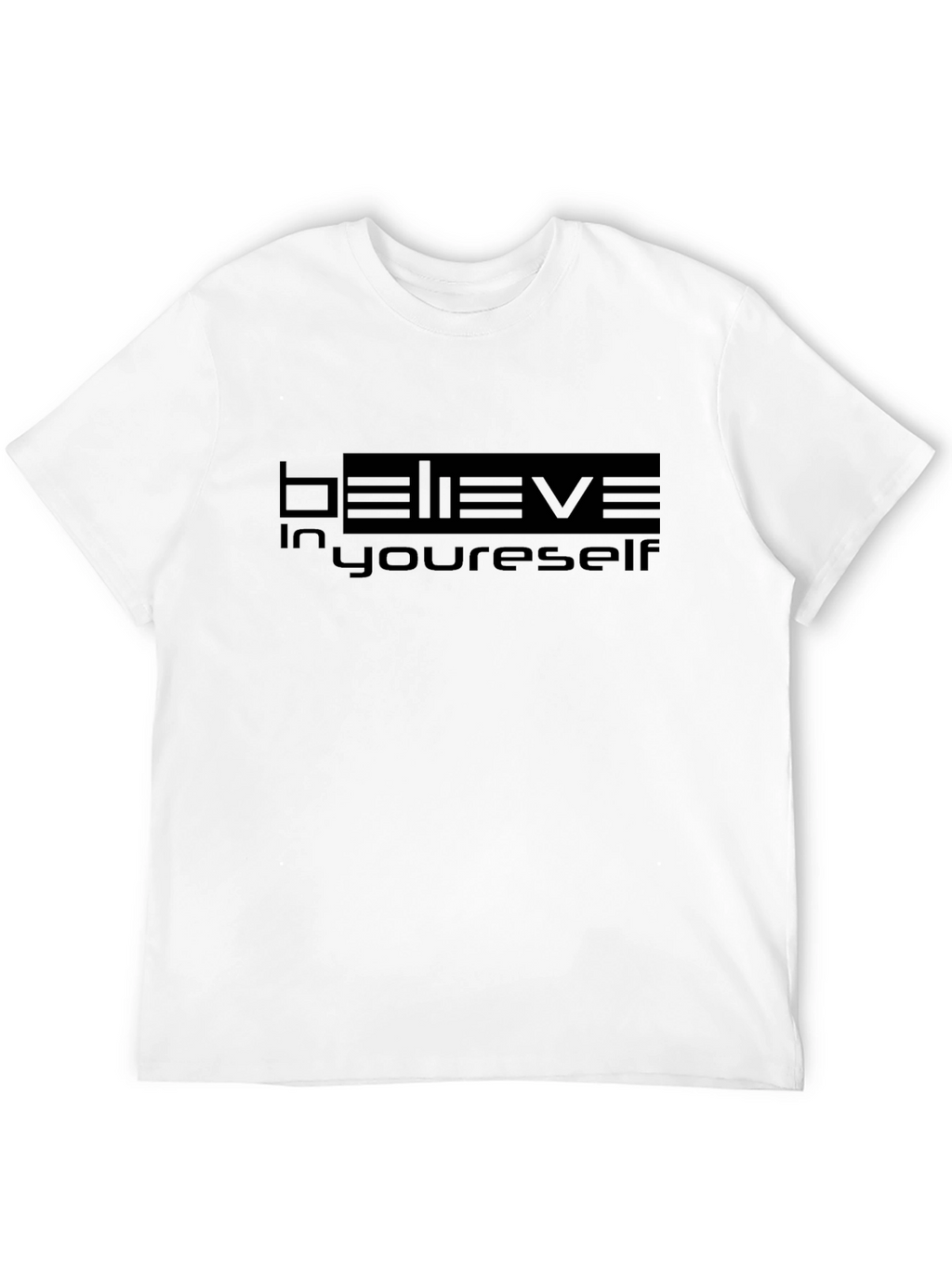Believe in Yourself Black Graphic Tee