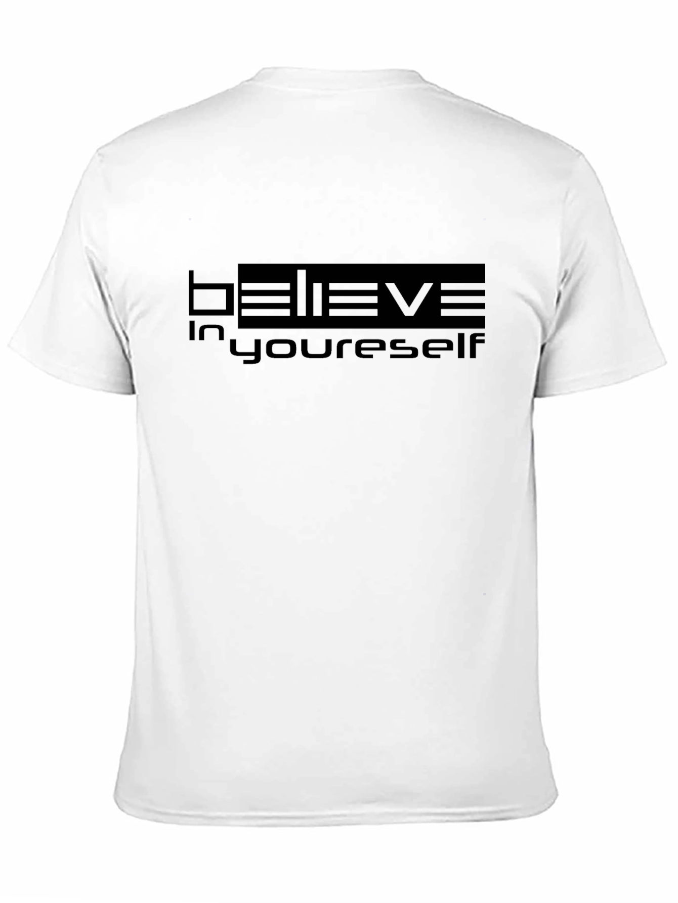 Believe in Yourself Black Graphic Tee