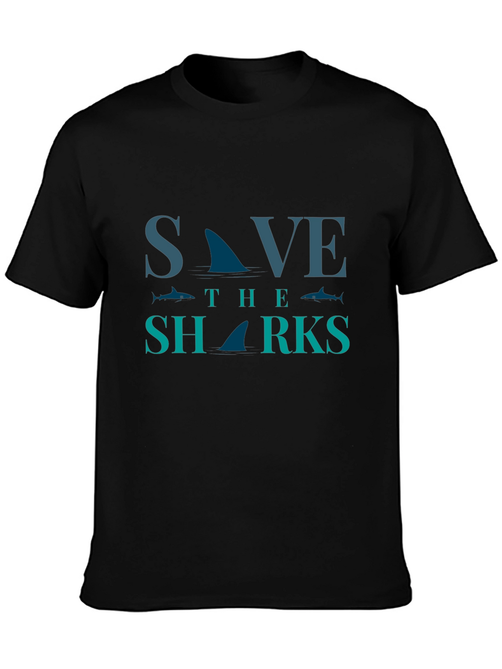 Save the Sharks Graphic Tee - Eco-Friendly Fashion