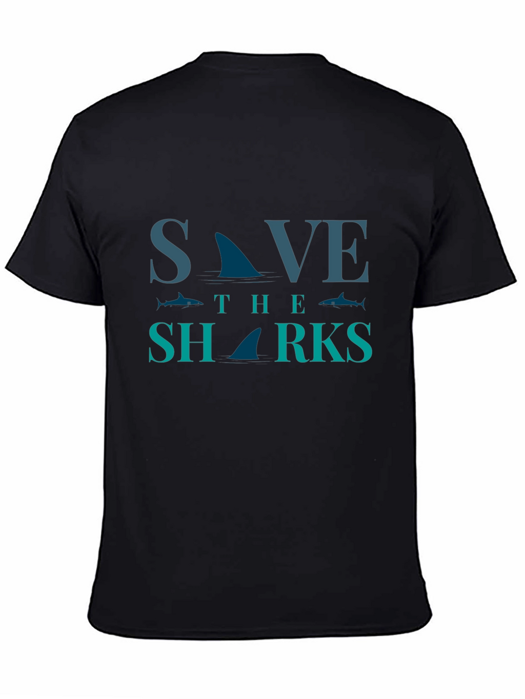 Save the Sharks Graphic Tee - Eco-Friendly Fashion