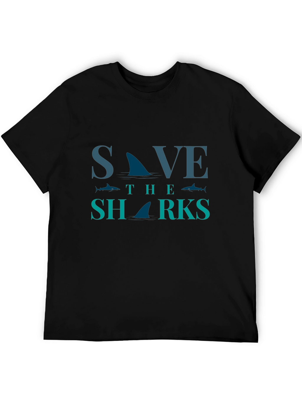 Save the Sharks Graphic Tee - Eco-Friendly Fashion