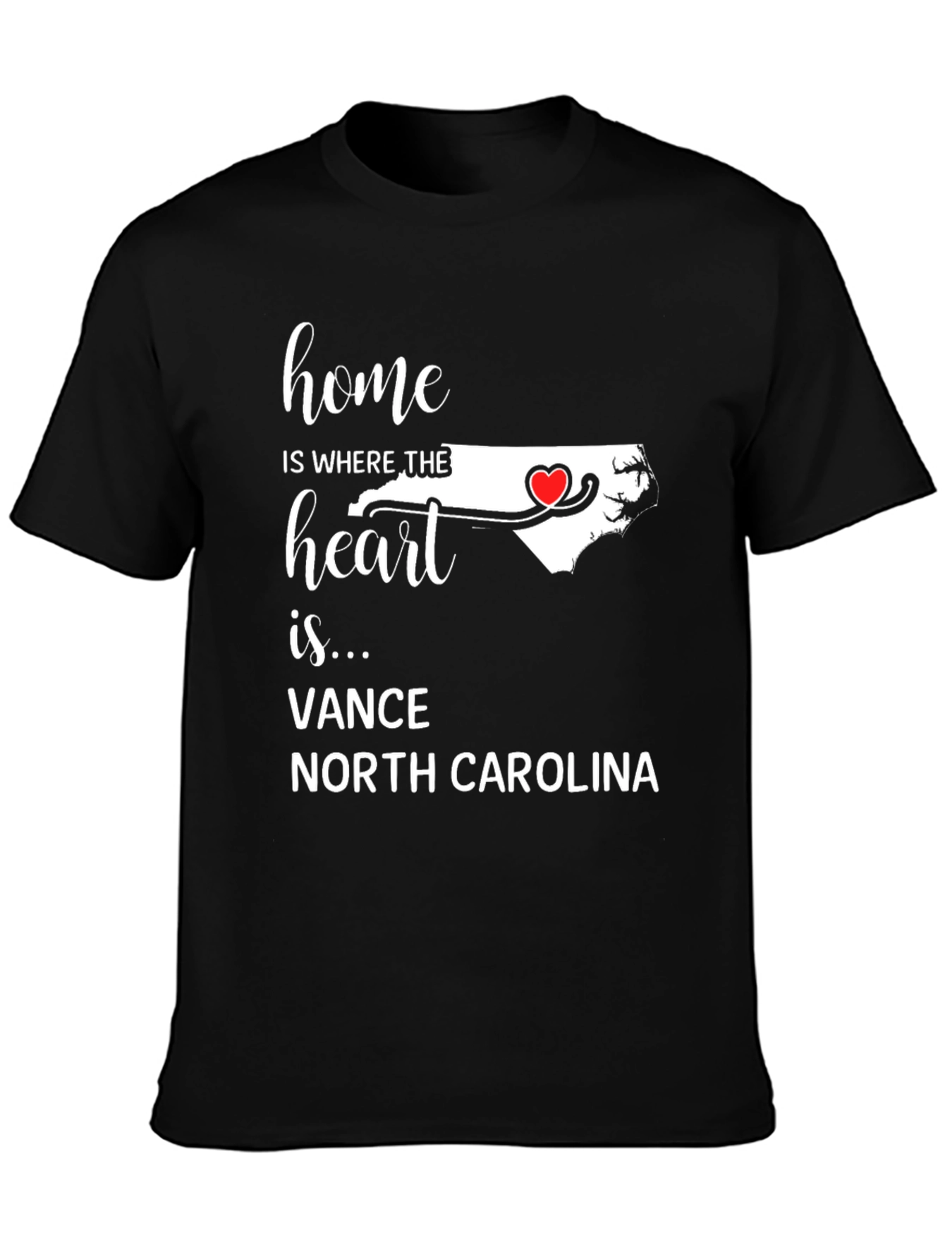 Home is Where The Heart is North Carolina T-Shirt