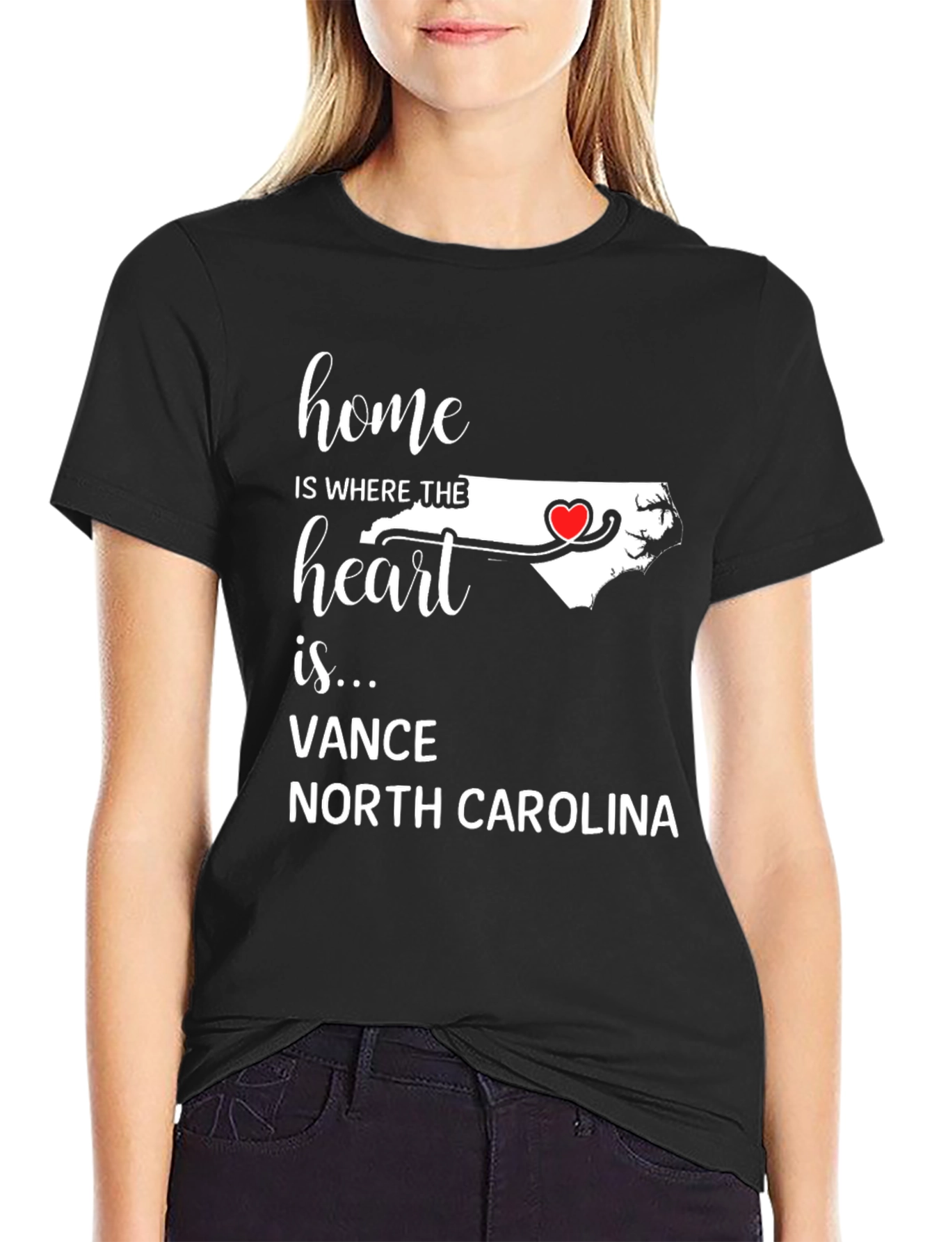 Home is Where The Heart is North Carolina T-Shirt