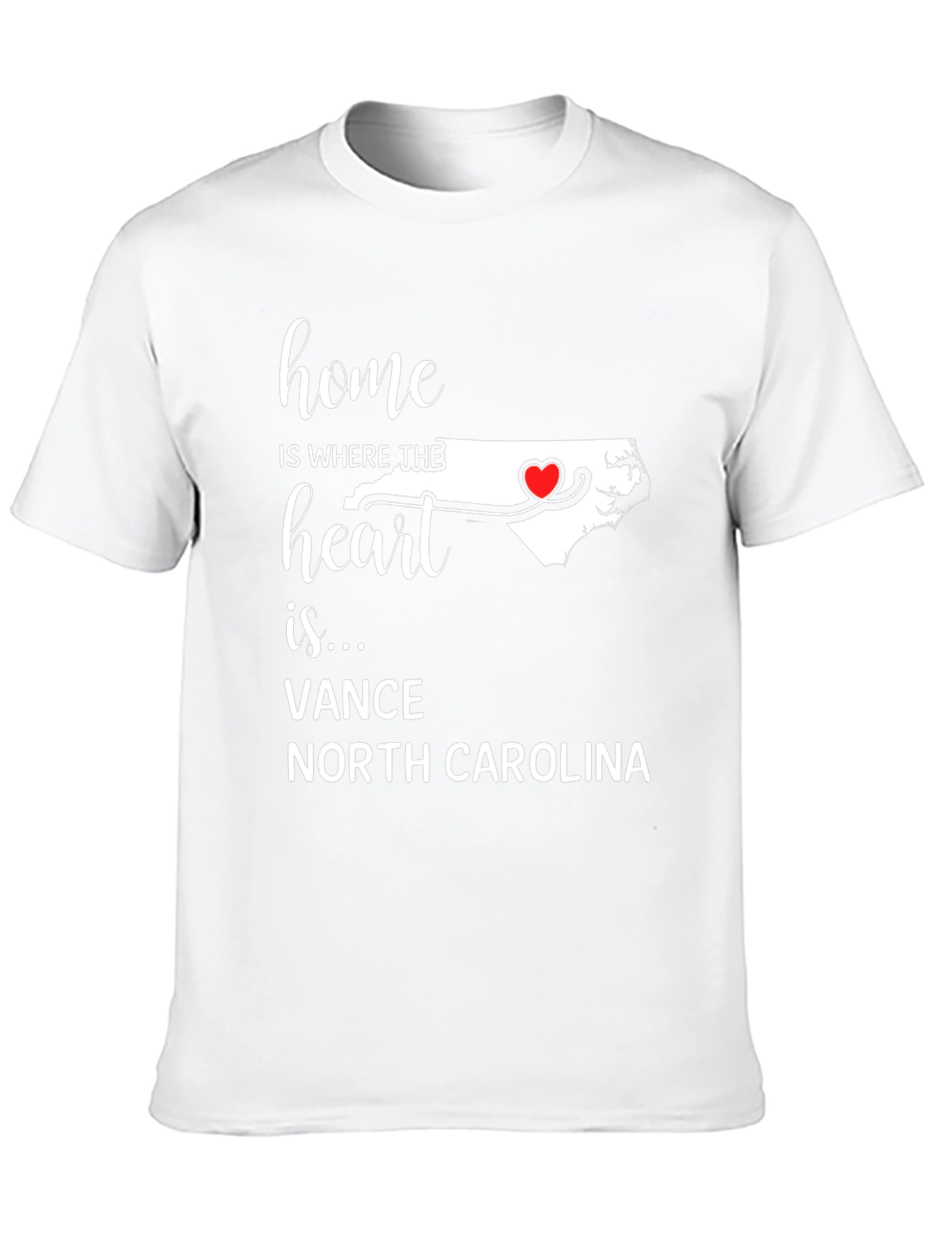 Home is Where The Heart is North Carolina T-Shirt