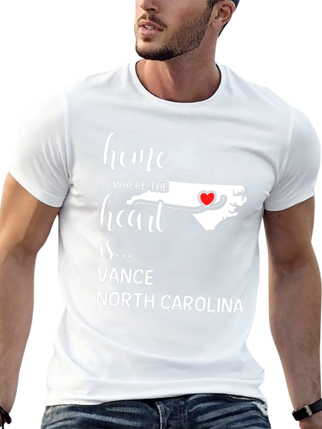 Home is Where The Heart is North Carolina T-Shirt
