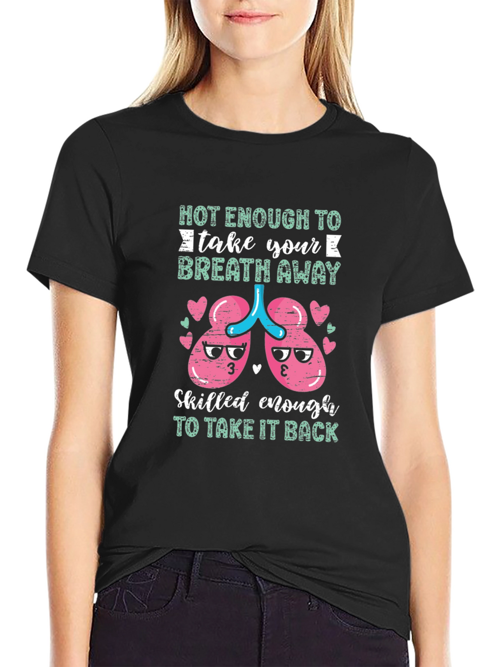 Funny Medical Humor T-Shirt Breath Away Design