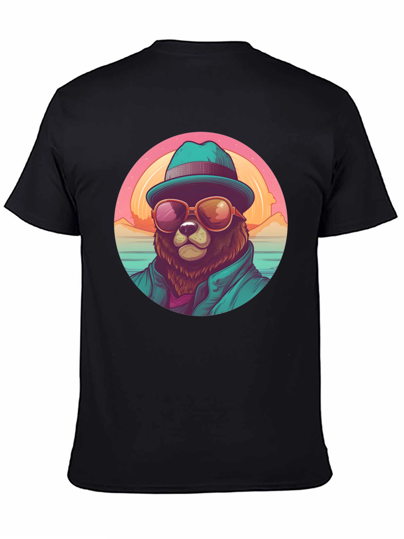 Cool Bear Graphic Tee - Beach Vibes