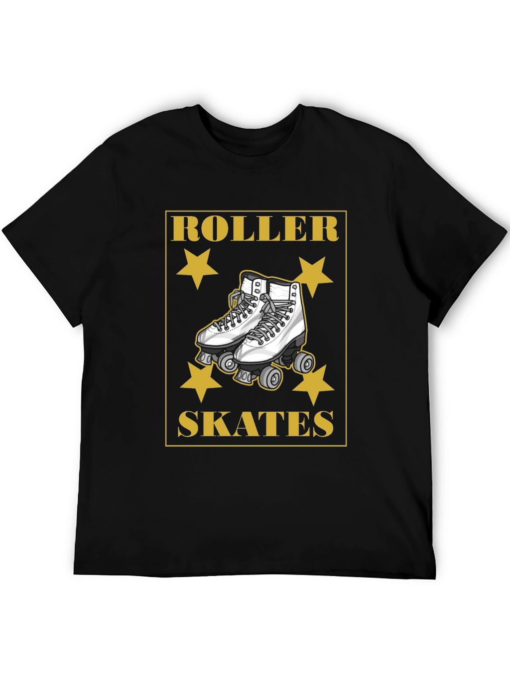 Retro Roller Skates Graphic T-Shirt
