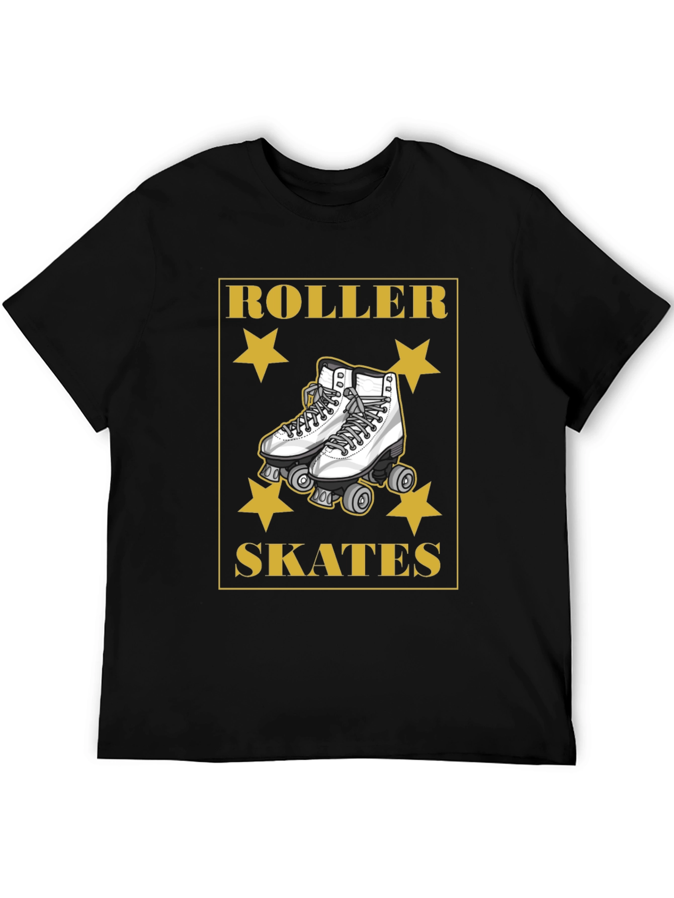 Retro Roller Skates Graphic T-Shirt
