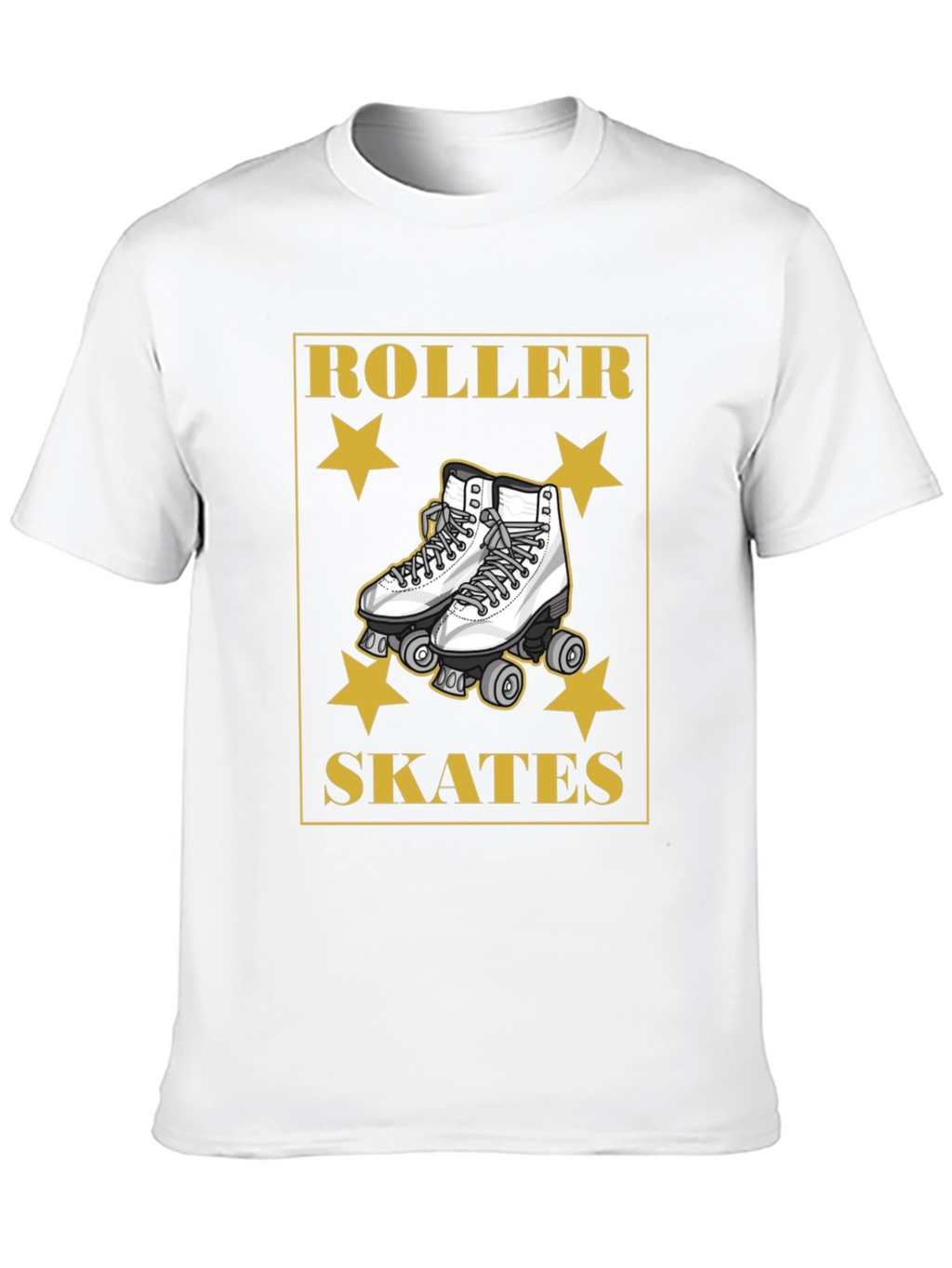 Retro Roller Skates Graphic T-Shirt
