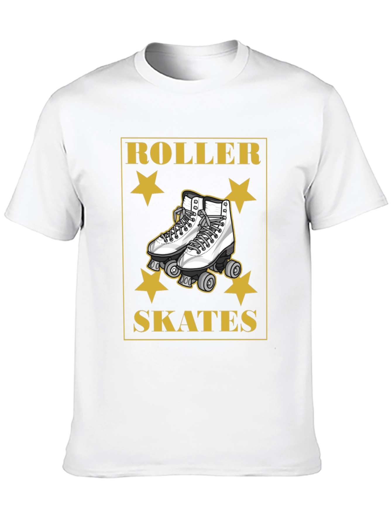 Retro Roller Skates Graphic T-Shirt