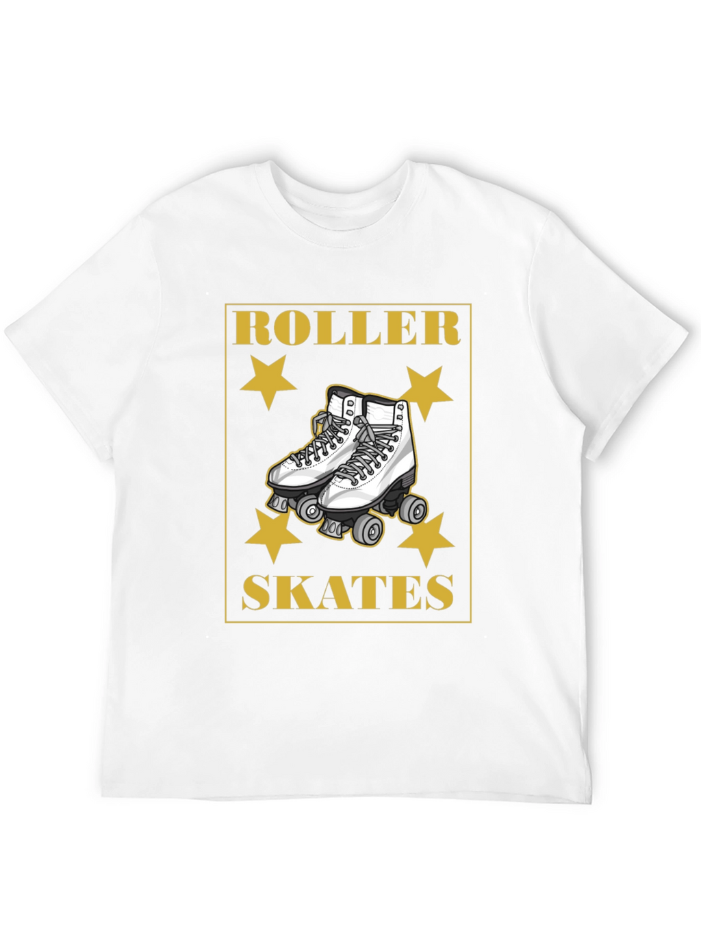 Retro Roller Skates Graphic T-Shirt