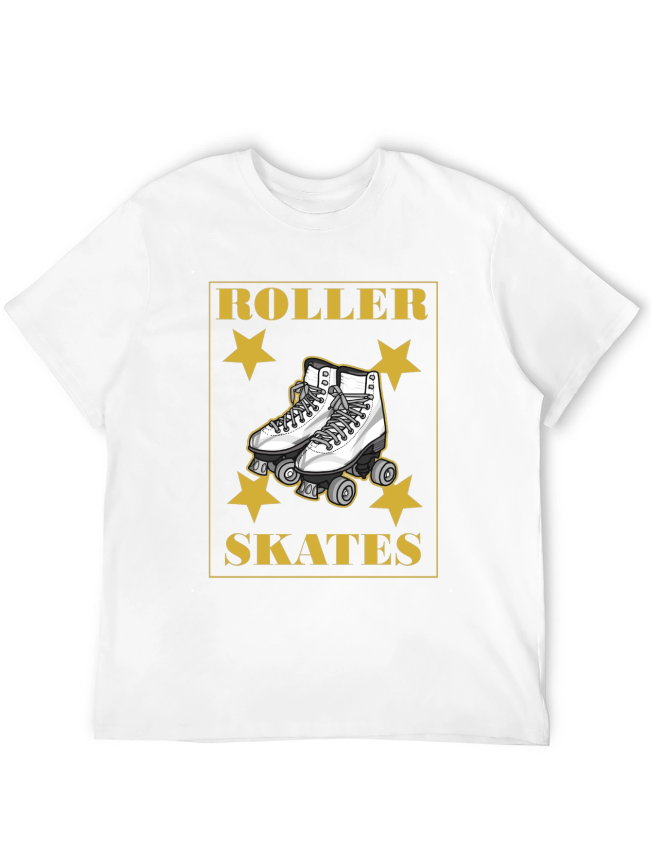 Retro Roller Skates Graphic T-Shirt