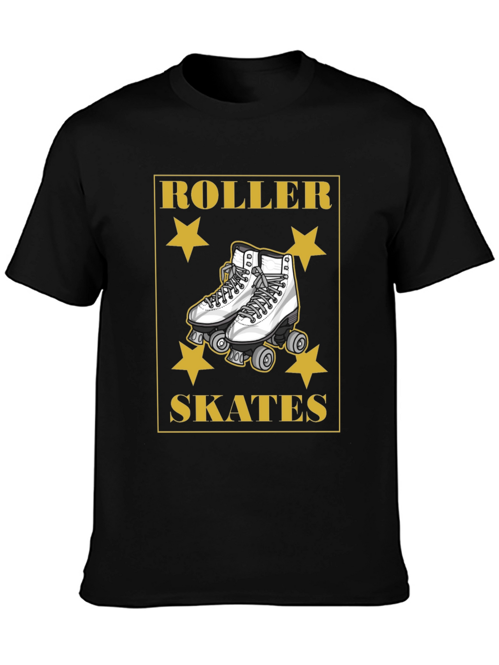 Retro Roller Skates Graphic T-Shirt