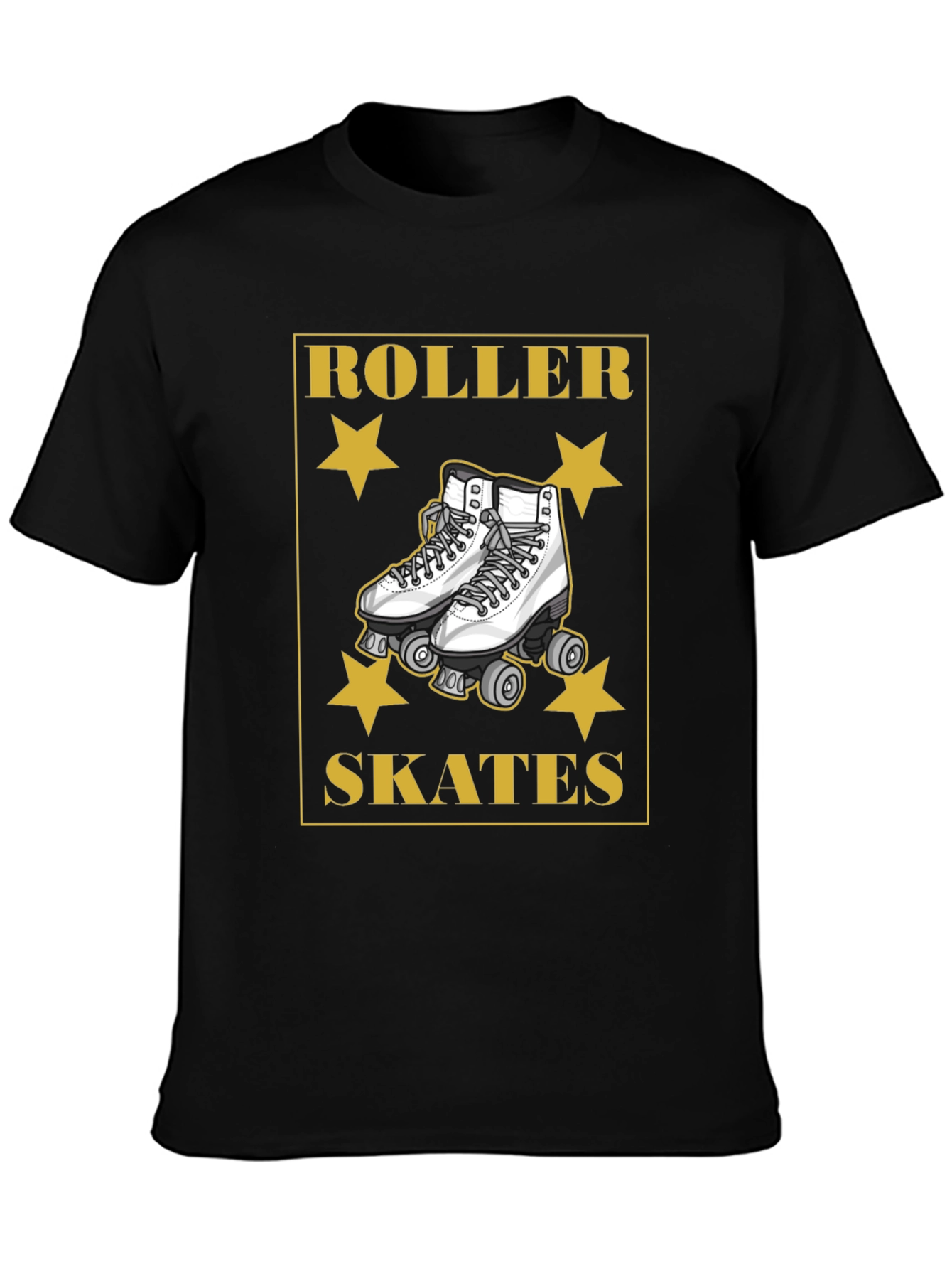 Retro Roller Skates Graphic T-Shirt