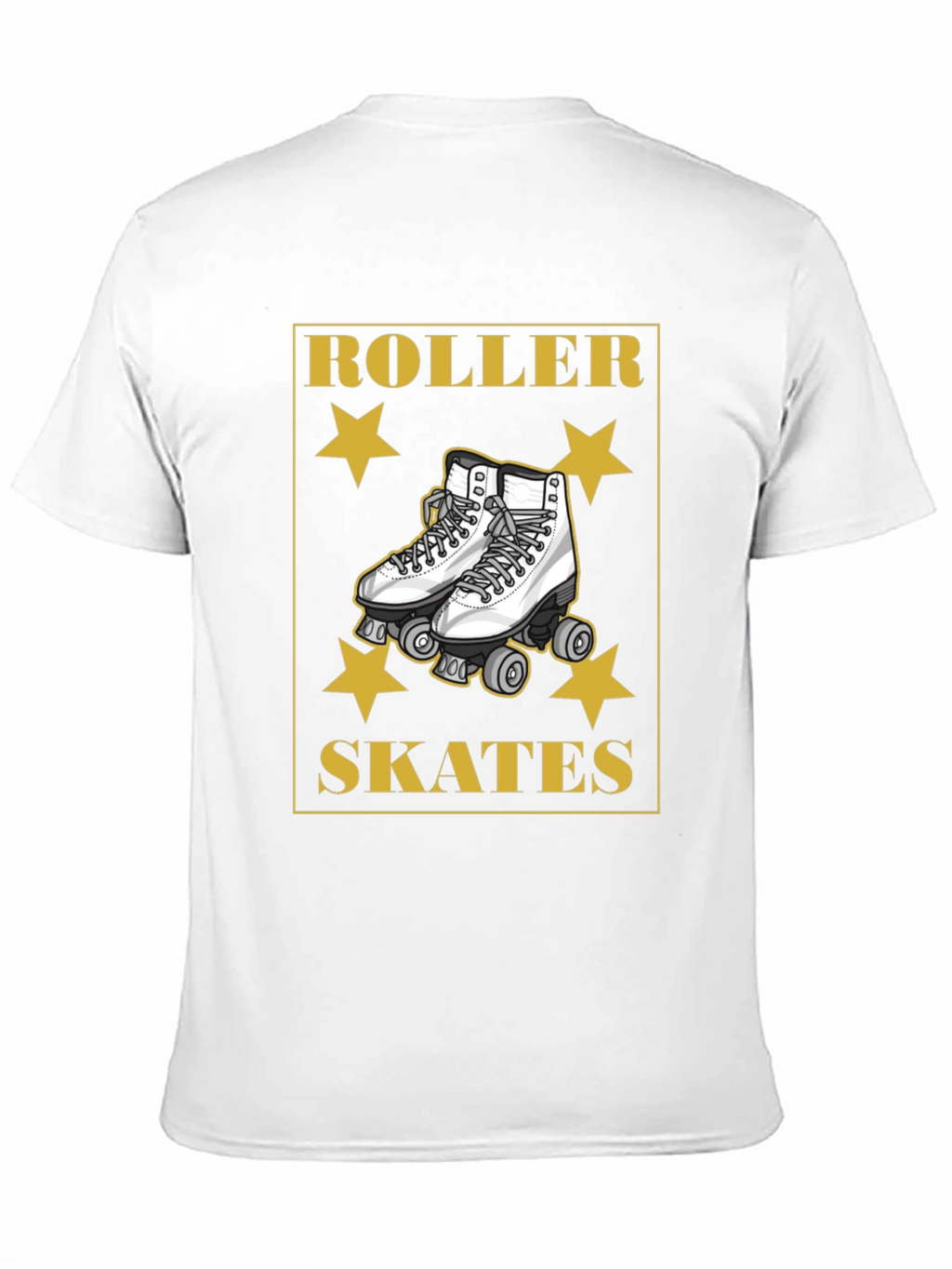 Retro Roller Skates Graphic T-Shirt