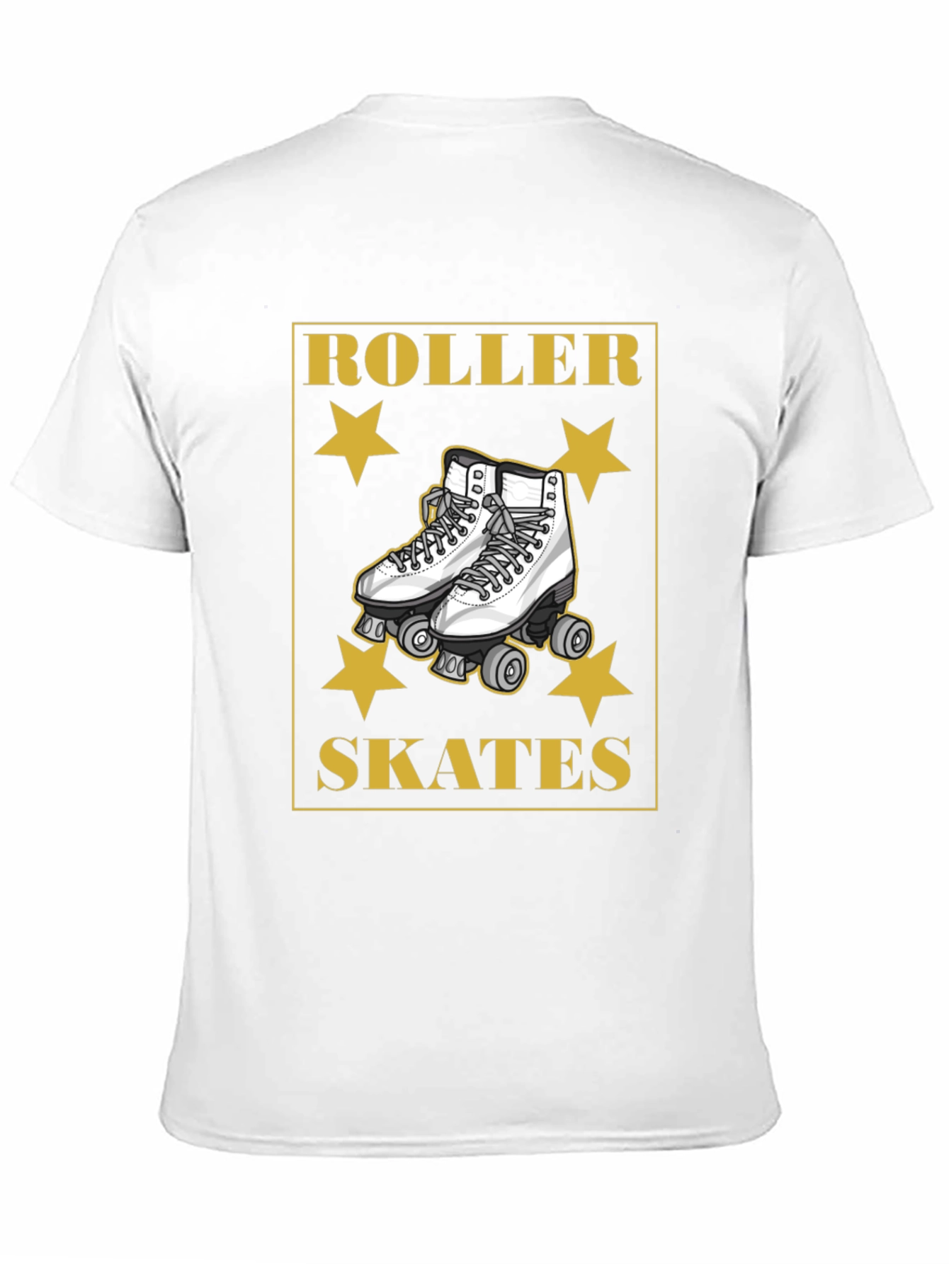 Retro Roller Skates Graphic T-Shirt