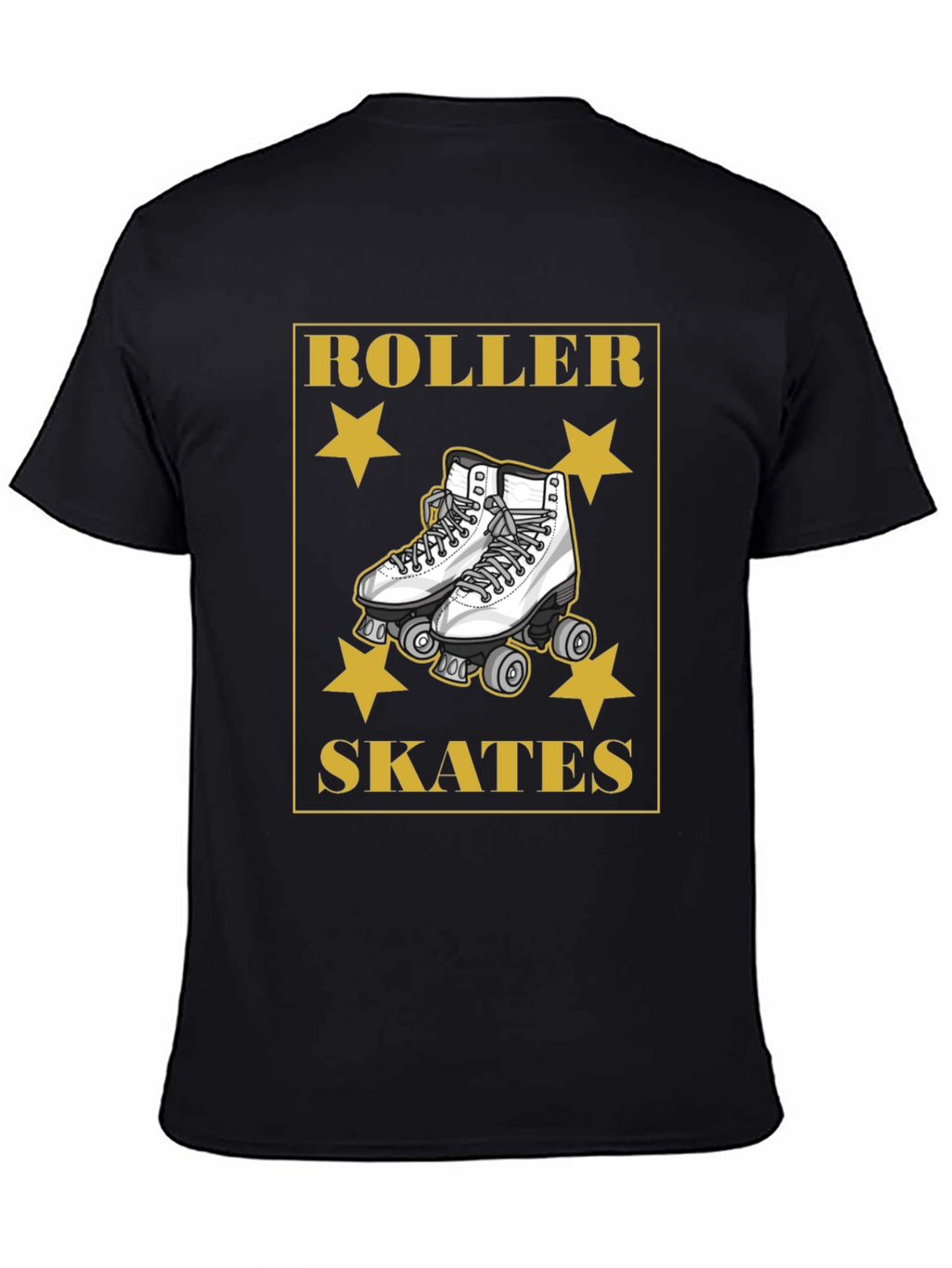 Retro Roller Skates Graphic T-Shirt
