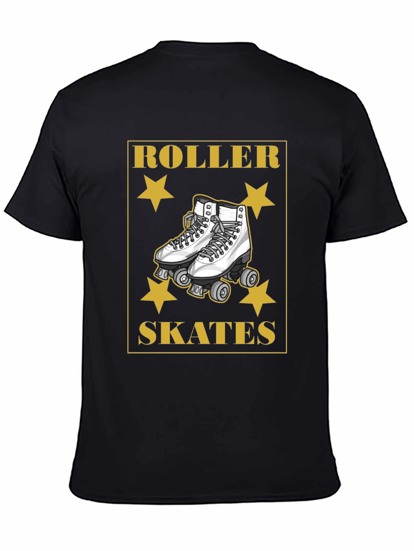 Retro Roller Skates Graphic T-Shirt