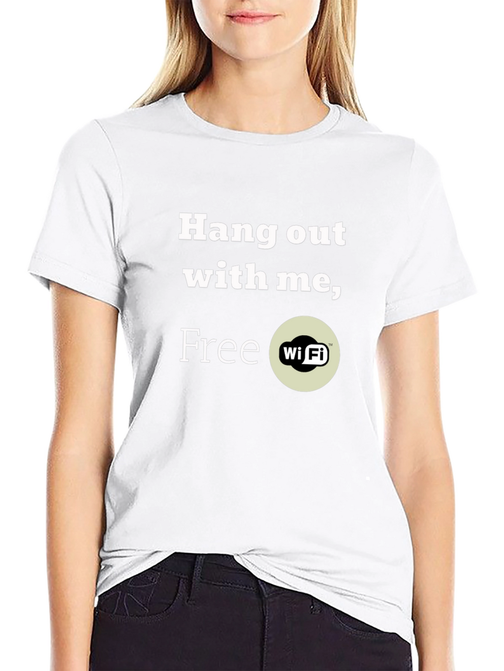 Hang Out with Me Free Wi-Fi T-Shirt