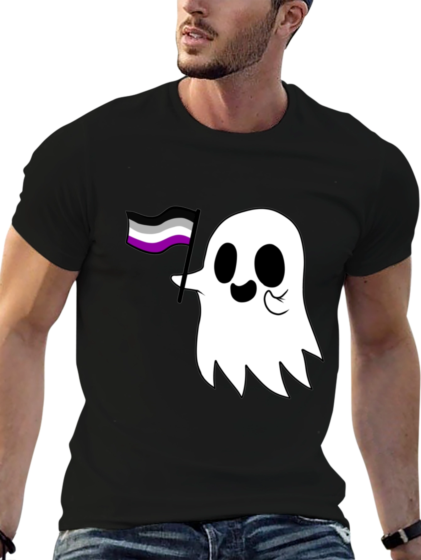 Asexual Ghost T-Shirt - Ace Pride