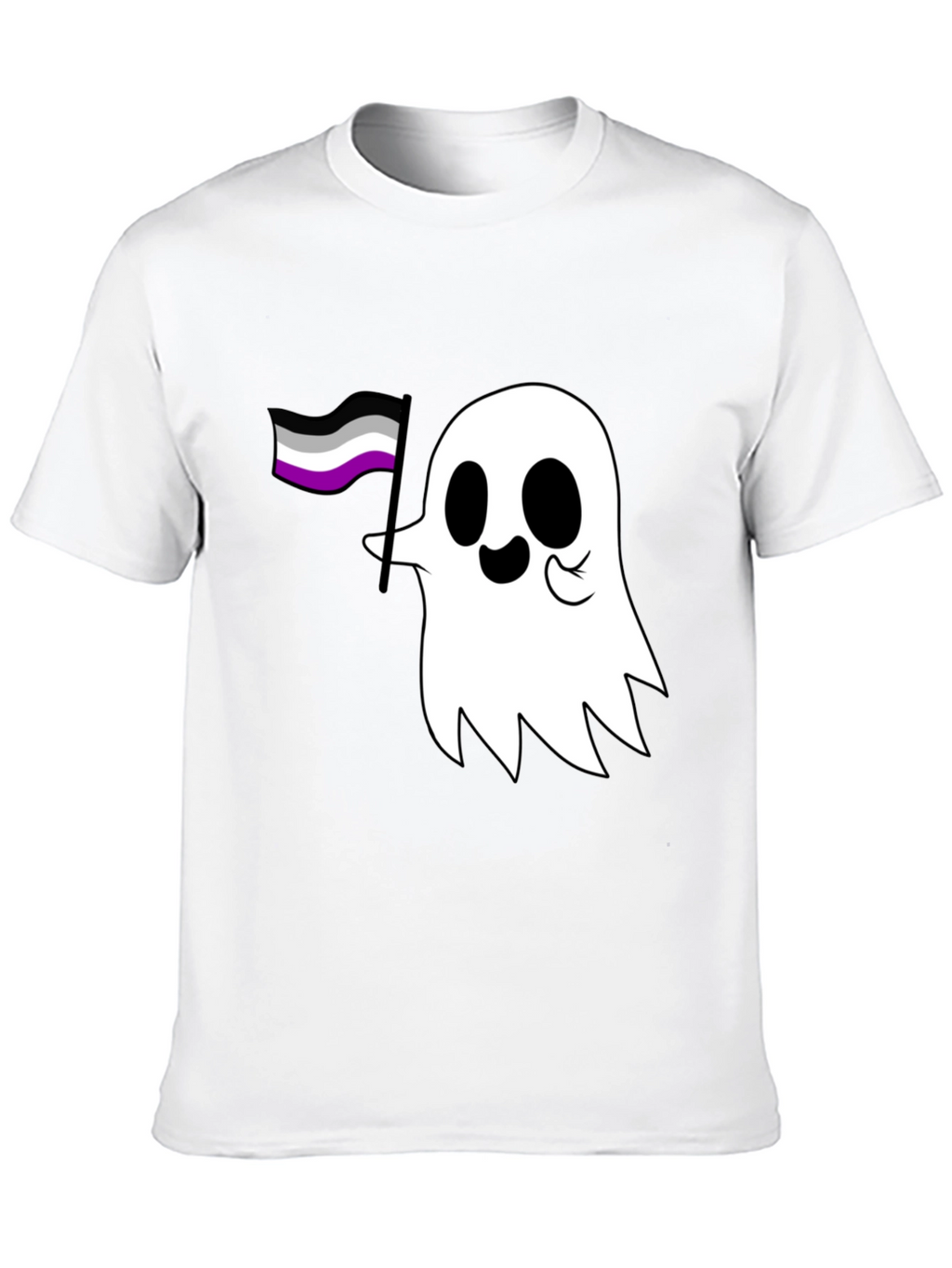 Asexual Ghost T-Shirt - Ace Pride
