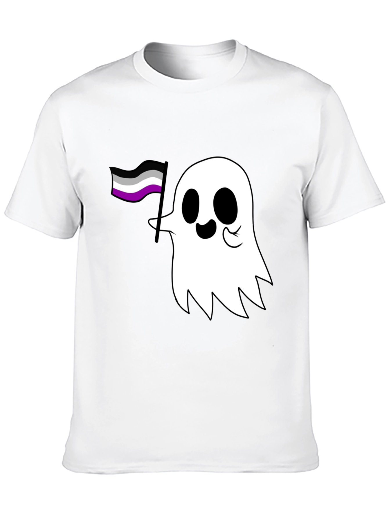 Asexual Ghost T-Shirt - Ace Pride