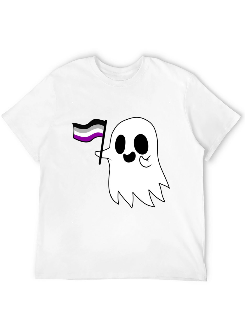 Asexual Ghost T-Shirt - Ace Pride