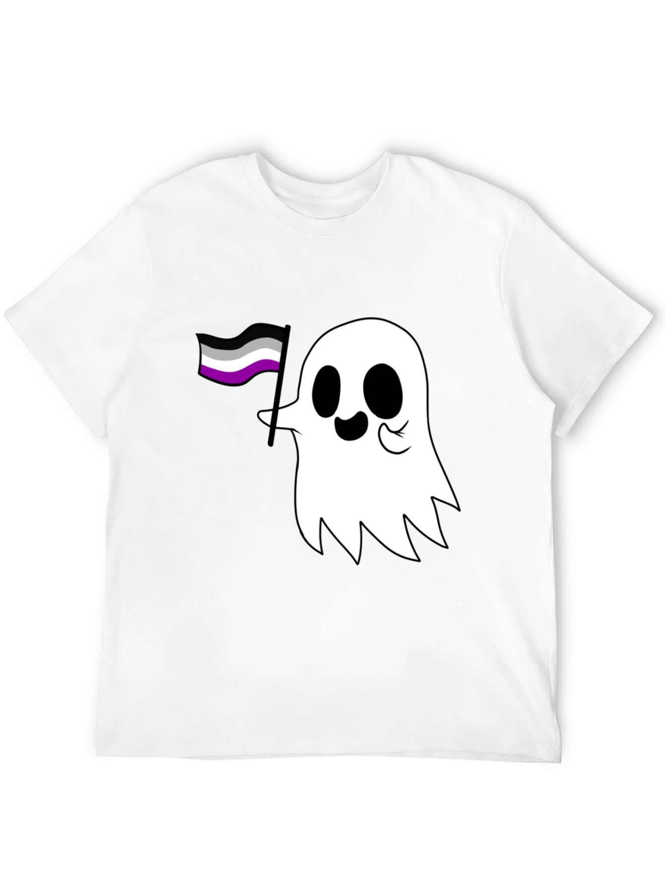 Asexual Ghost T-Shirt - Ace Pride
