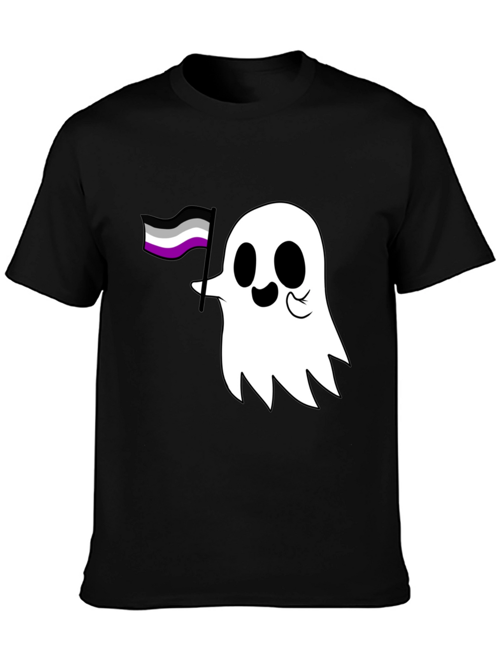 Asexual Ghost T-Shirt - Ace Pride