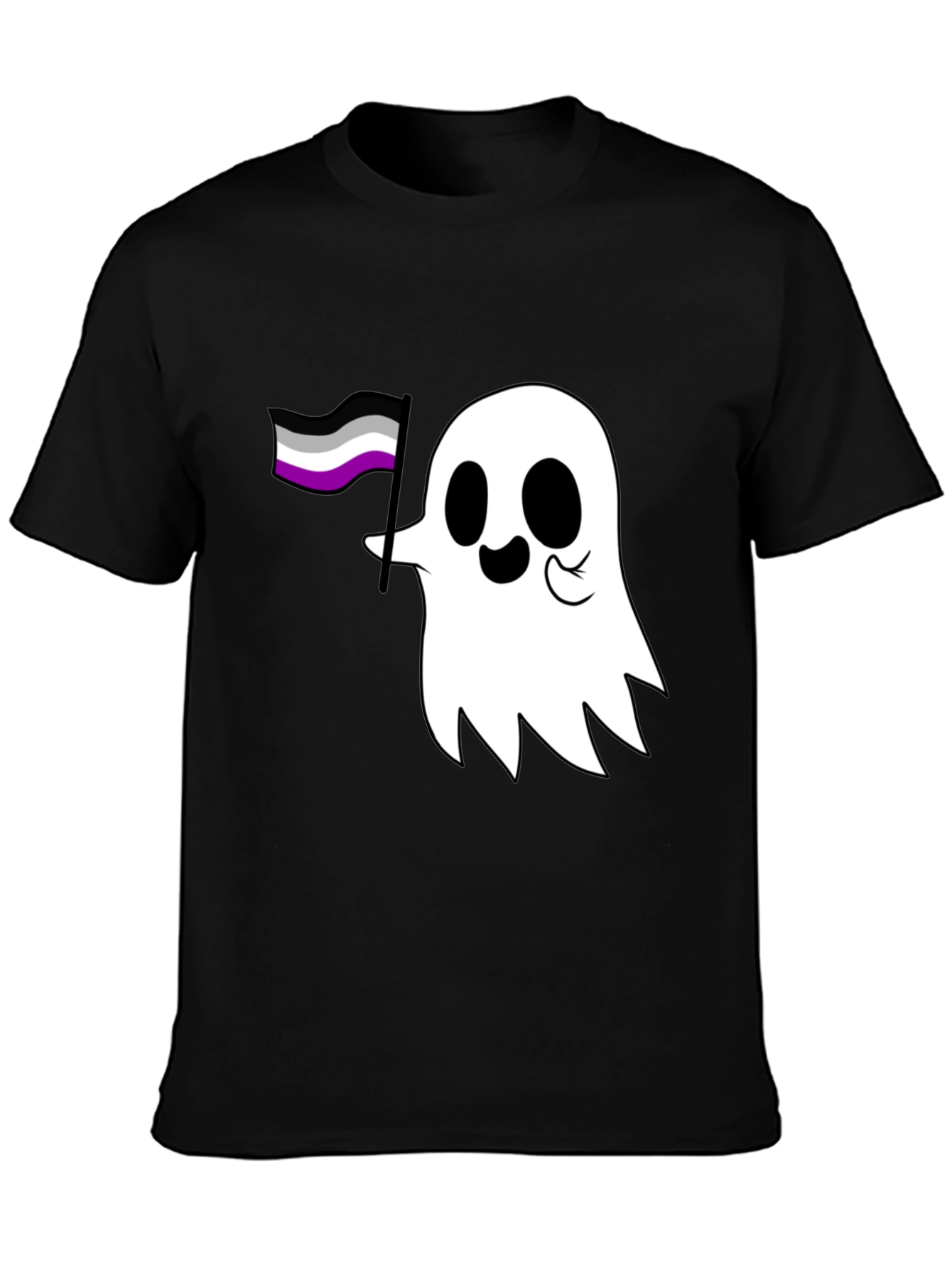 Asexual Ghost T-Shirt - Ace Pride