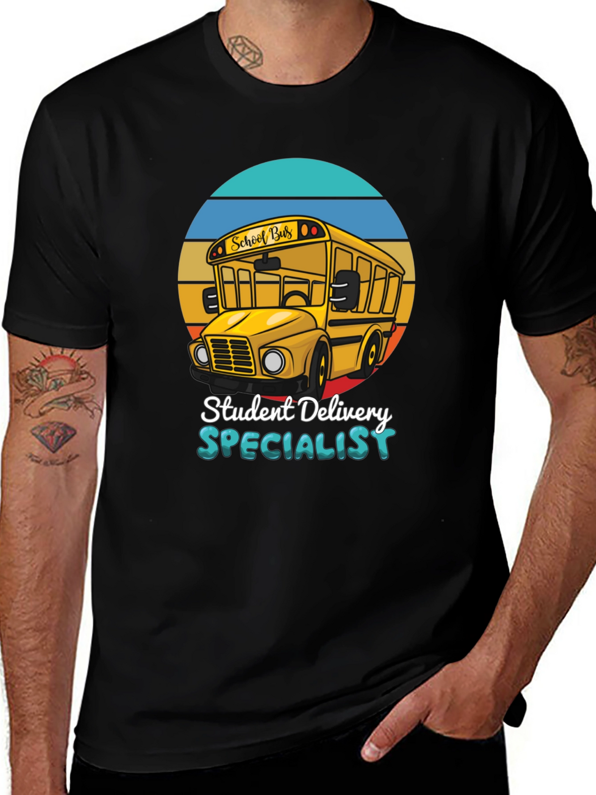 Student Delivery Specialist Tee - School Bus Driver T-Shirt