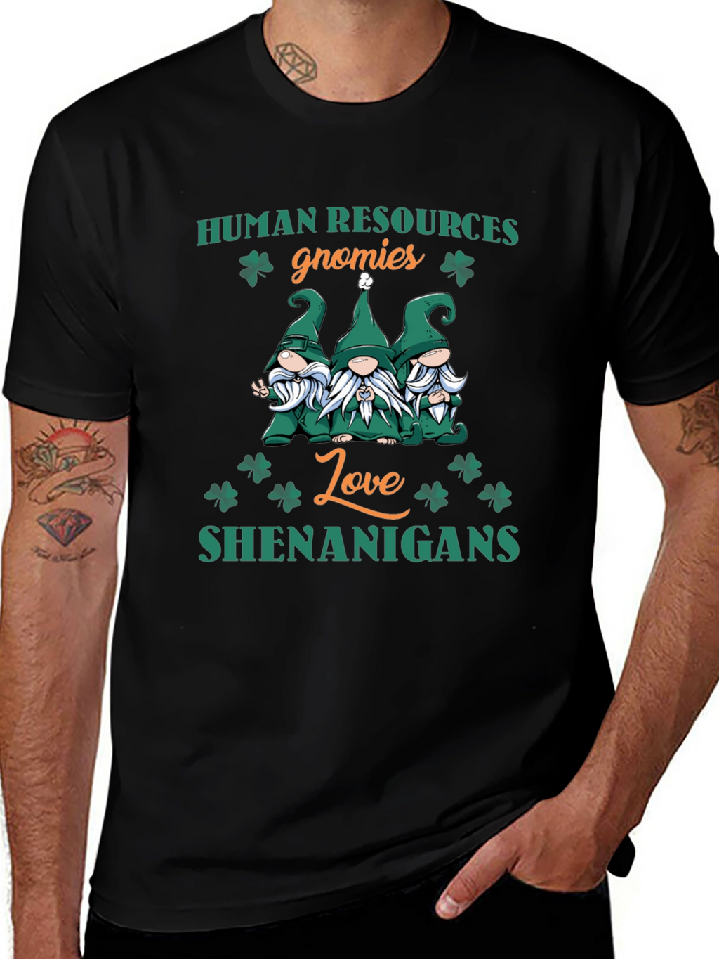 HR Gnomies Love Shenanigans St. Patricks Day T-Shirt