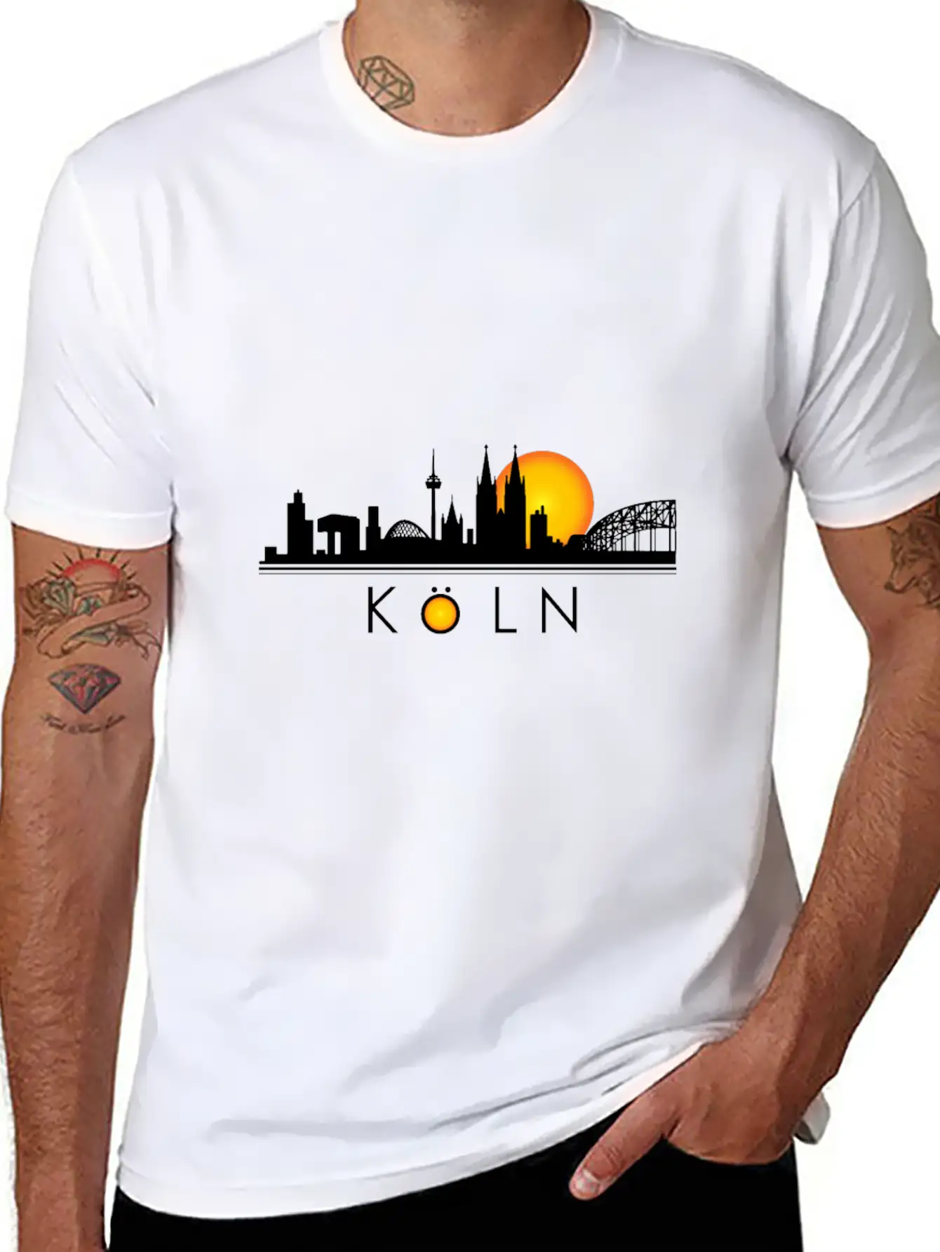 Köln Essential Cotton Tee For Daily Outfits – Unisex Style