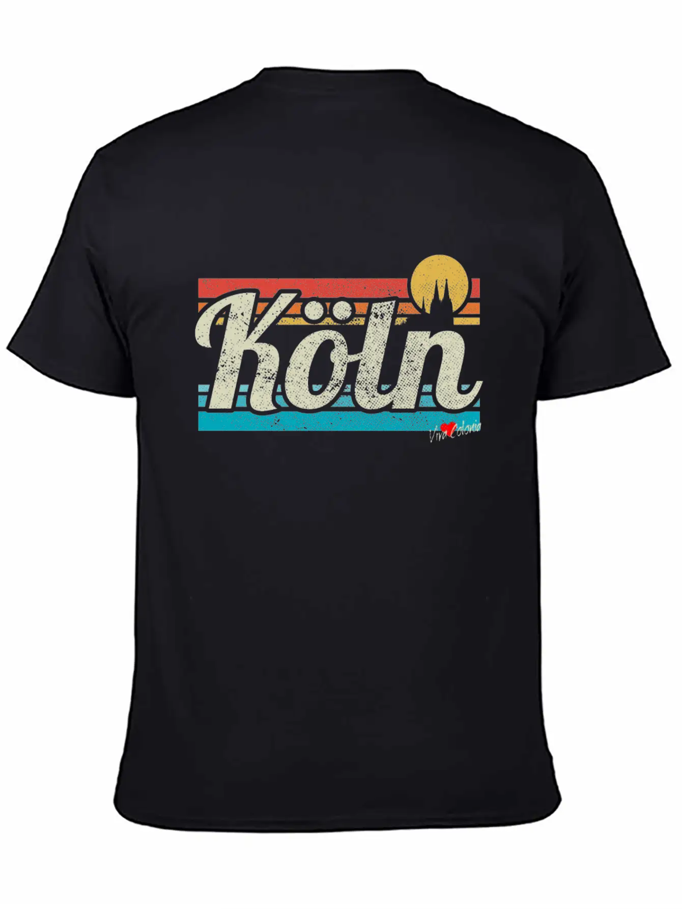 Köln Skyline Cologne Lover Retro Gift I Love Köln Stylish Everyday T-Shirt – Unisex Basic Cotton Tee